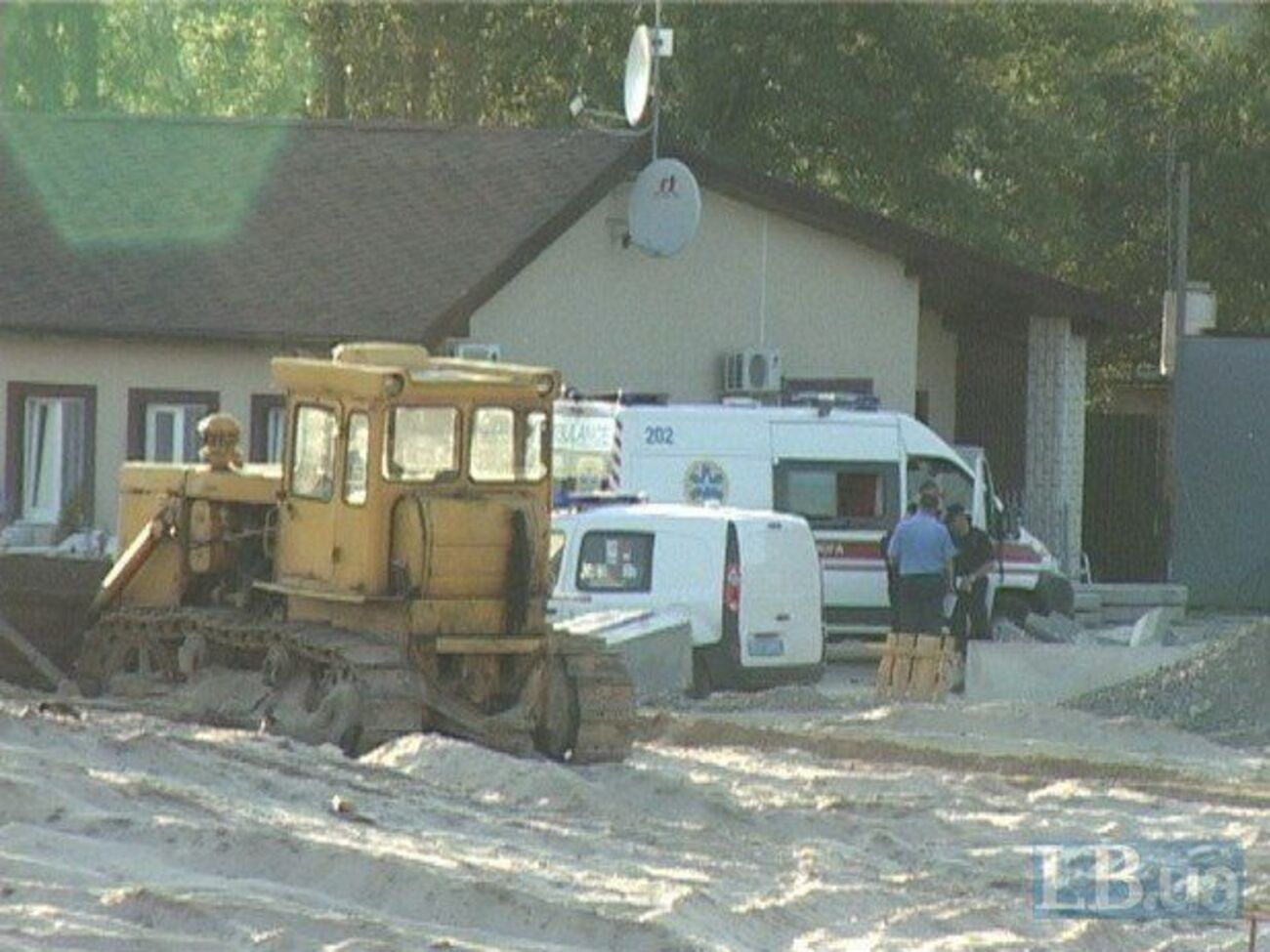 Строительная плита обвалилась на человека