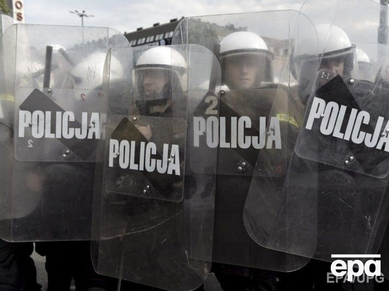 Полиции пришлось предотвращать беспорядки в Перемышле
