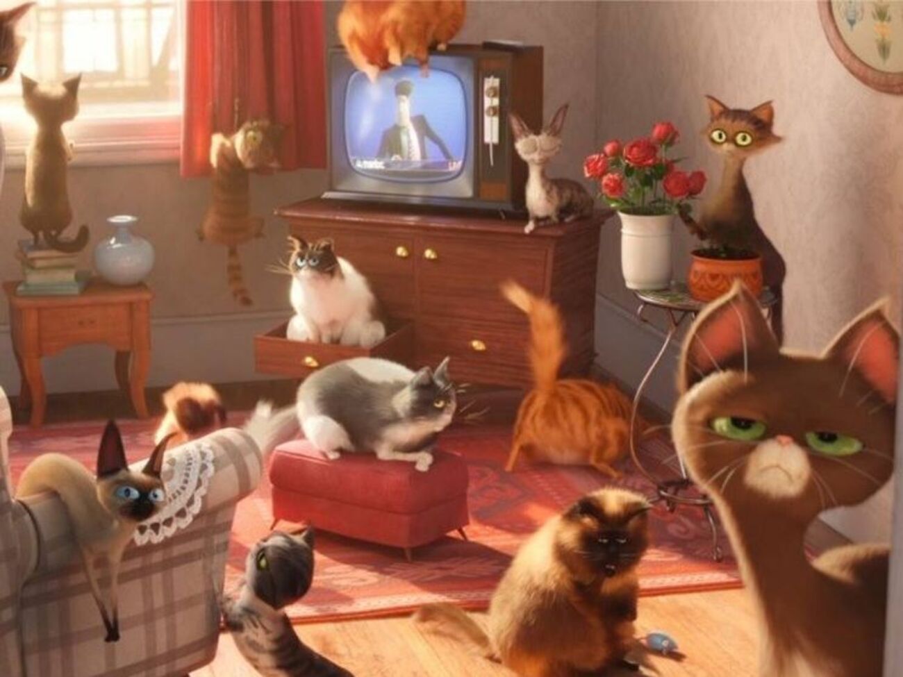 Герои фильма&nbsp;&ndash; животные, ведущие активную жизнь в отсутствии хозяев