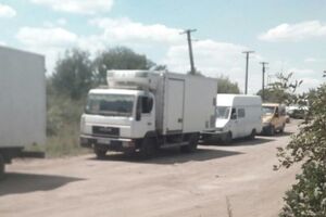 Журналист Шовкошитный сфотографировал поток фур, идущих в Новолуганское