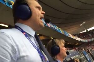 Бенедиктссона называют самым эмоциональным комментатором Евро 2016