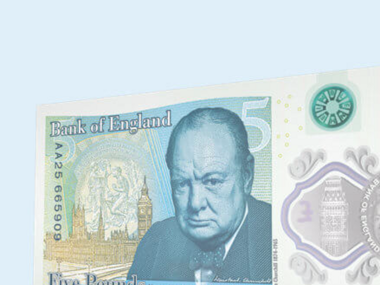 Банк Англии презентовал новую банкноту