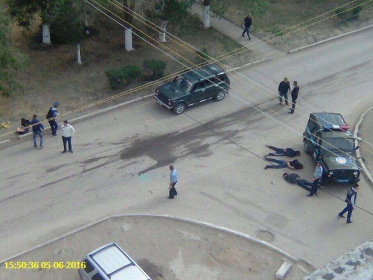 Задержание группы нападавших