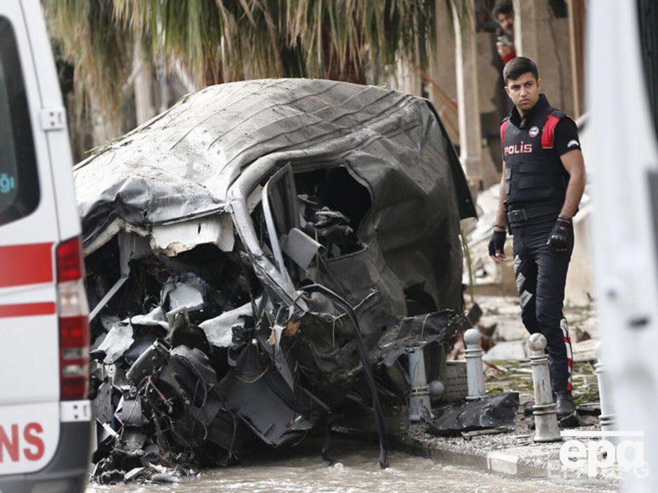 Инцидент случился около 8.30 утра по киевскому и стамбульскому времени