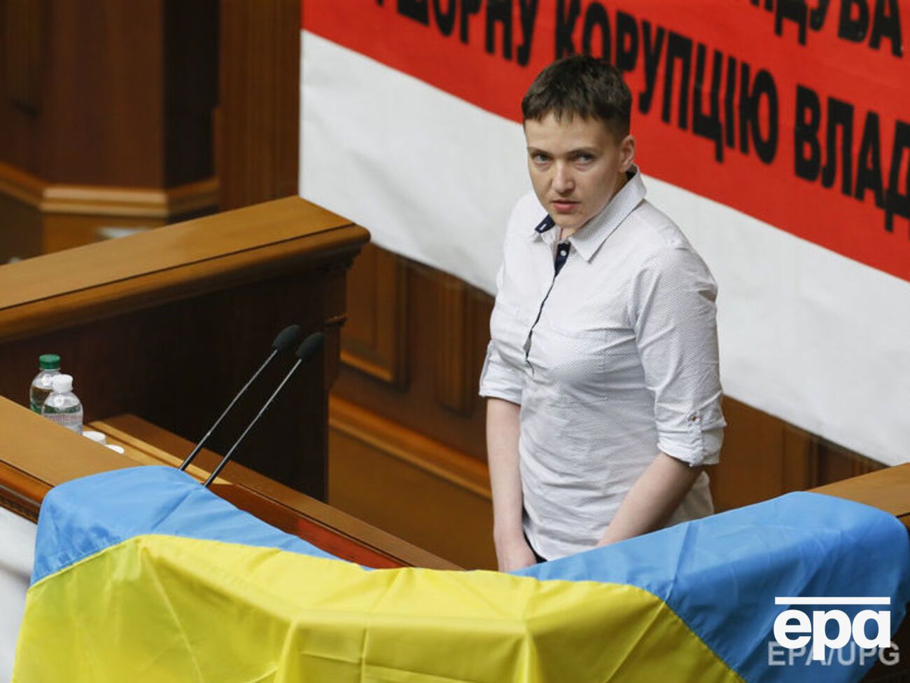 Савченко: Я не встала на колени за себя, поскольку тогда я бы просто поставила на колени Украину. Но за своих ребят я как украинка готова просить