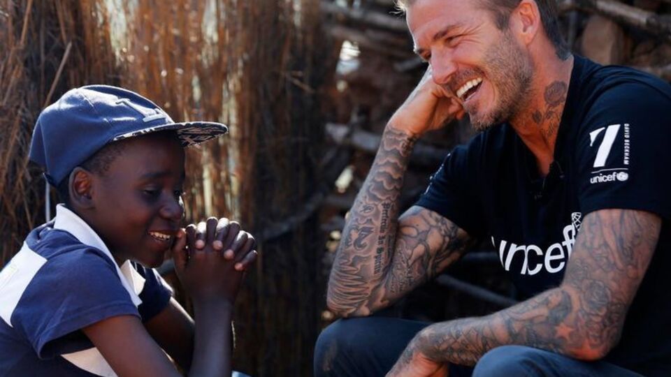 Посол доброй воли ЮНИСЕФ Дэвид Бекхэм побывал в Свазиленде