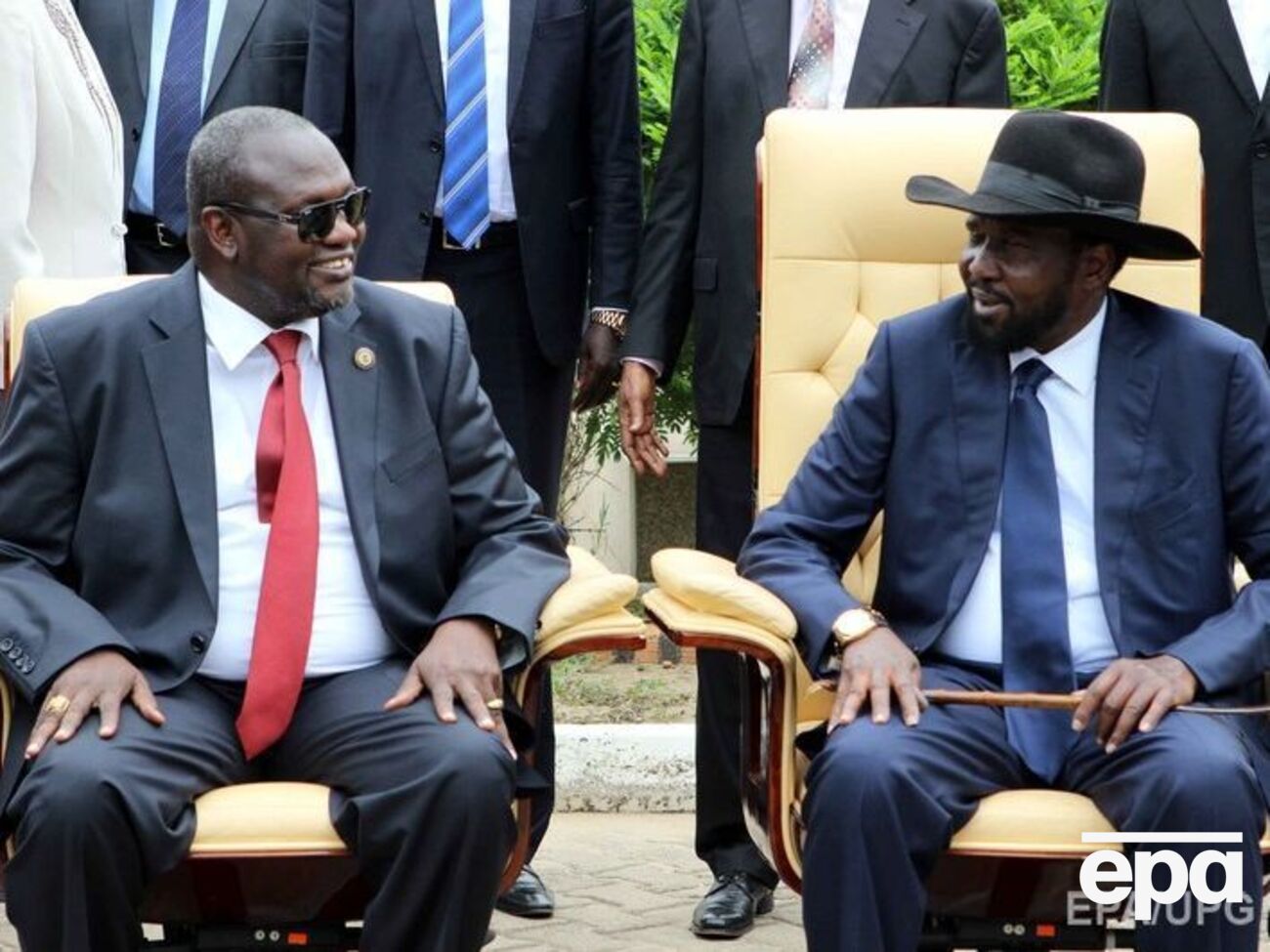 В апреле Киир (справа) и Мачар договорились о перемирии и совместной работе