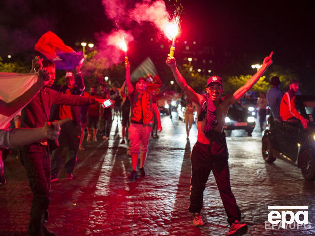 Финал Евро 2016 в Париже прошел не совсем мирно