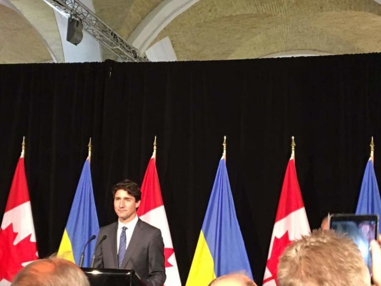 Трюдо в "Мистецькому арсеналі"