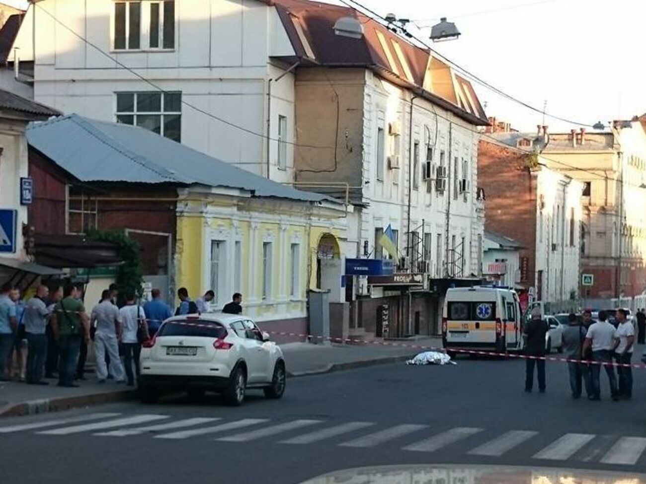 Место преступления, улица Рымарская в Харькове