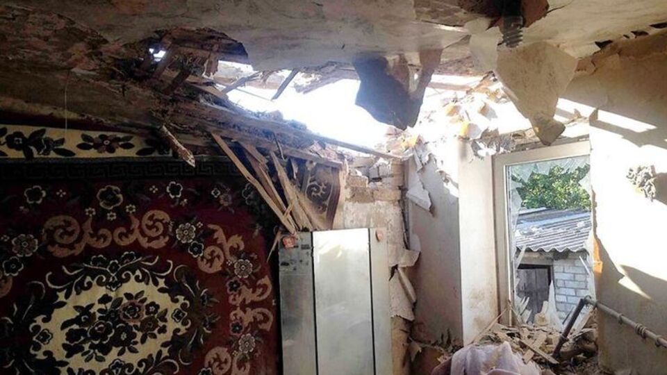 Последствия обстрела жилого сектора Курдюмовки