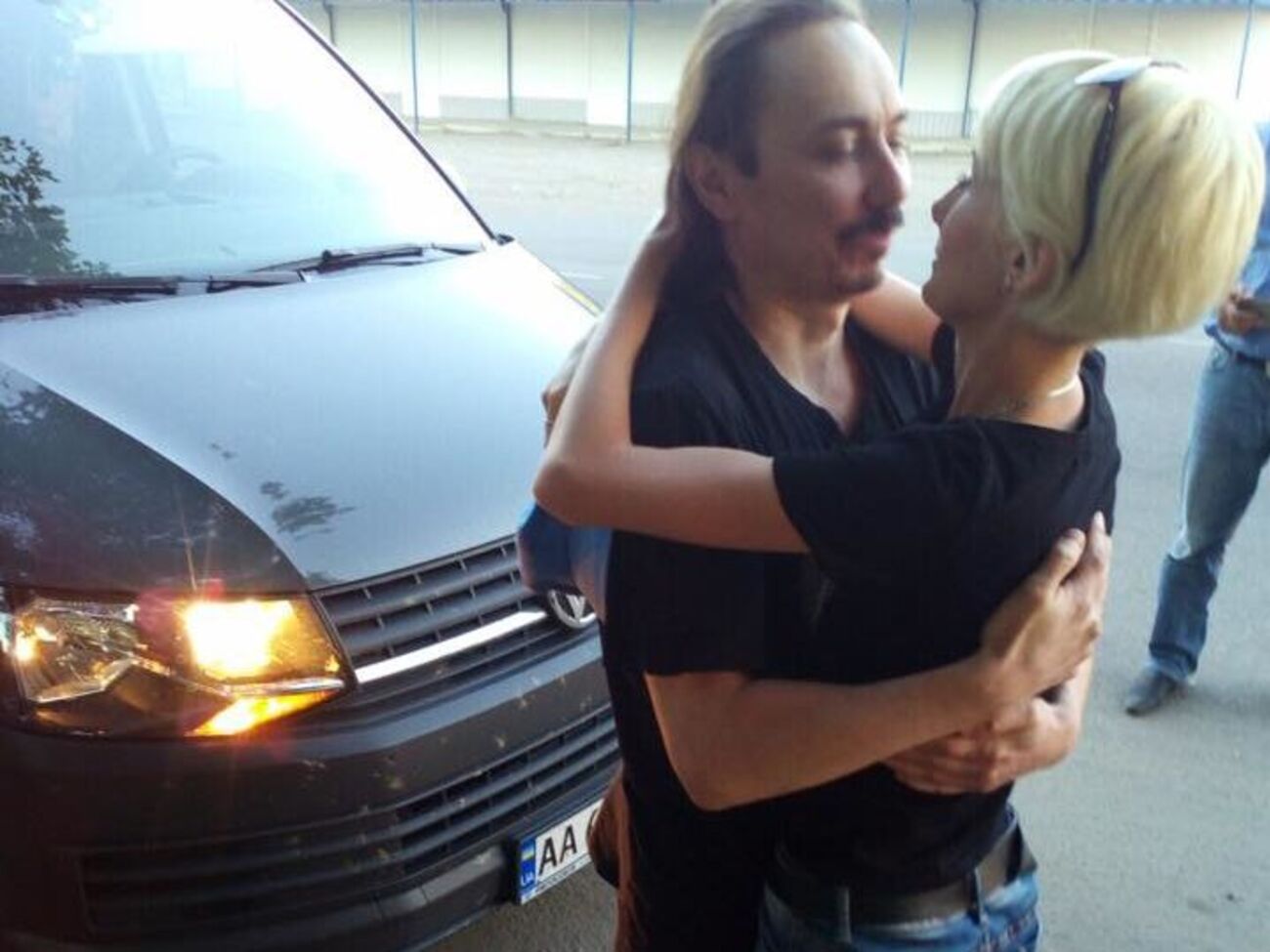 Иван Безъязыков с женой Маргаритой после освобождения