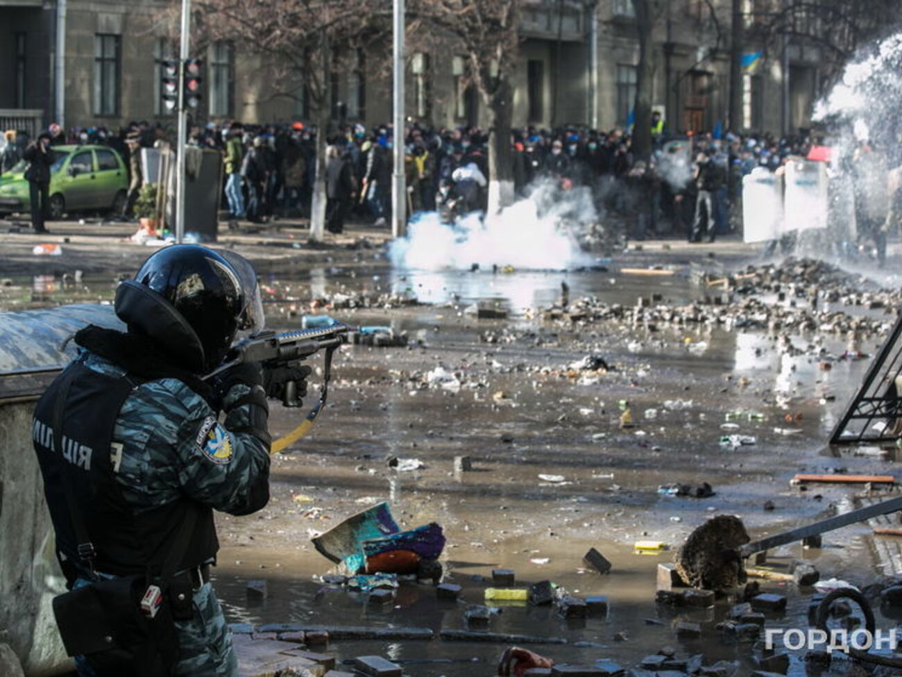 Найдено оружие "черной роты" "Беркута"