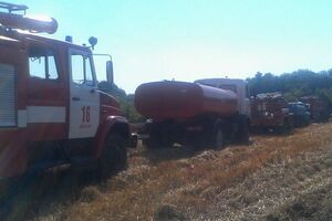 Пожар на трипольской свалке потушили