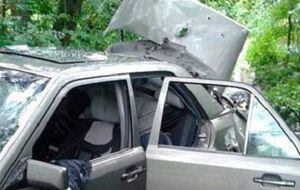 Взрывное устройство, по данным полиции, было в багажнике автомобиля