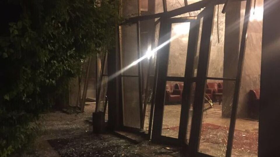 Последствия взрыва у парламента Турции