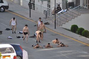 Жандармы сдаются полиции в Анкаре