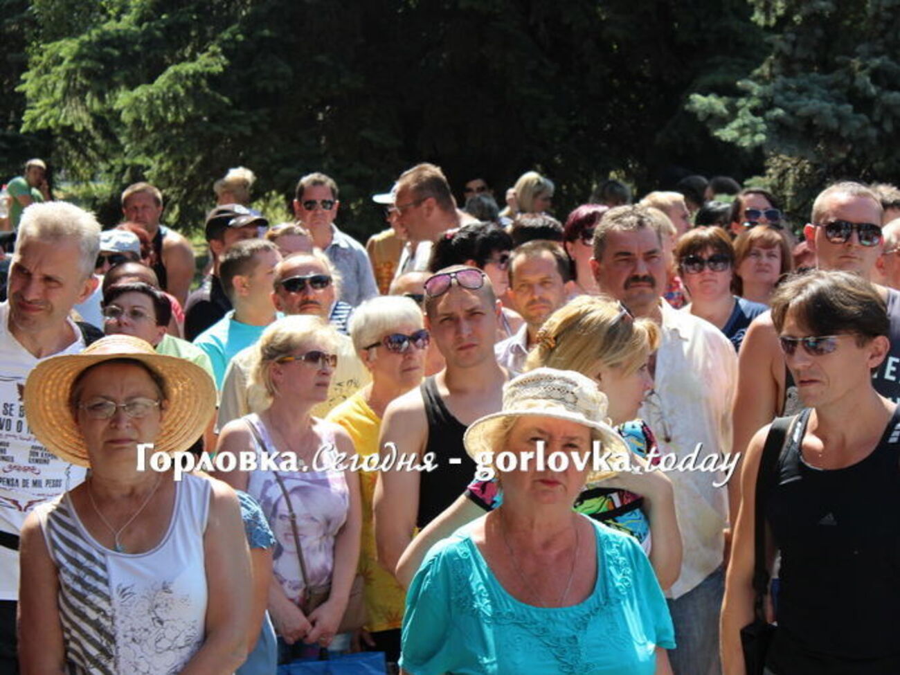 Митинг предпринимателей в Горловке