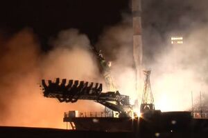 С Байконура запущен "Союз-У" с грузовым кораблем "Прогресс МС-03"