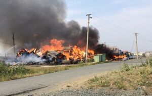 Дом полностью сгорел