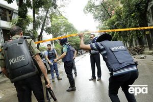 Полицейские оцепили район, где произошло нападение