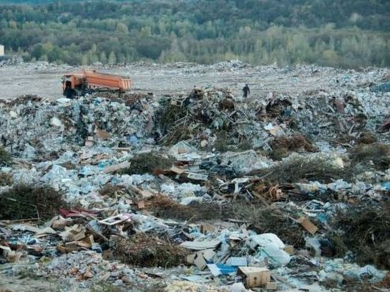 Грузовики со львовским мусором не пропускают на свалку