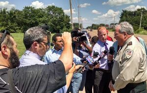 Шериф комментирует прессе обстоятельства трагедии