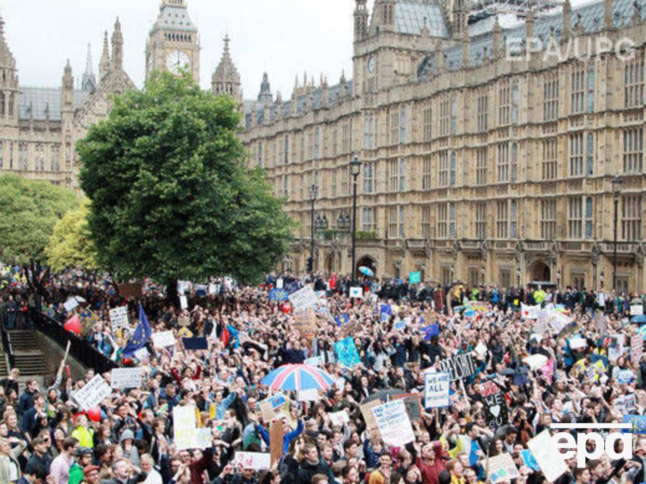 Митинг противников Brexit уже проходил в Лондоне 28 июня