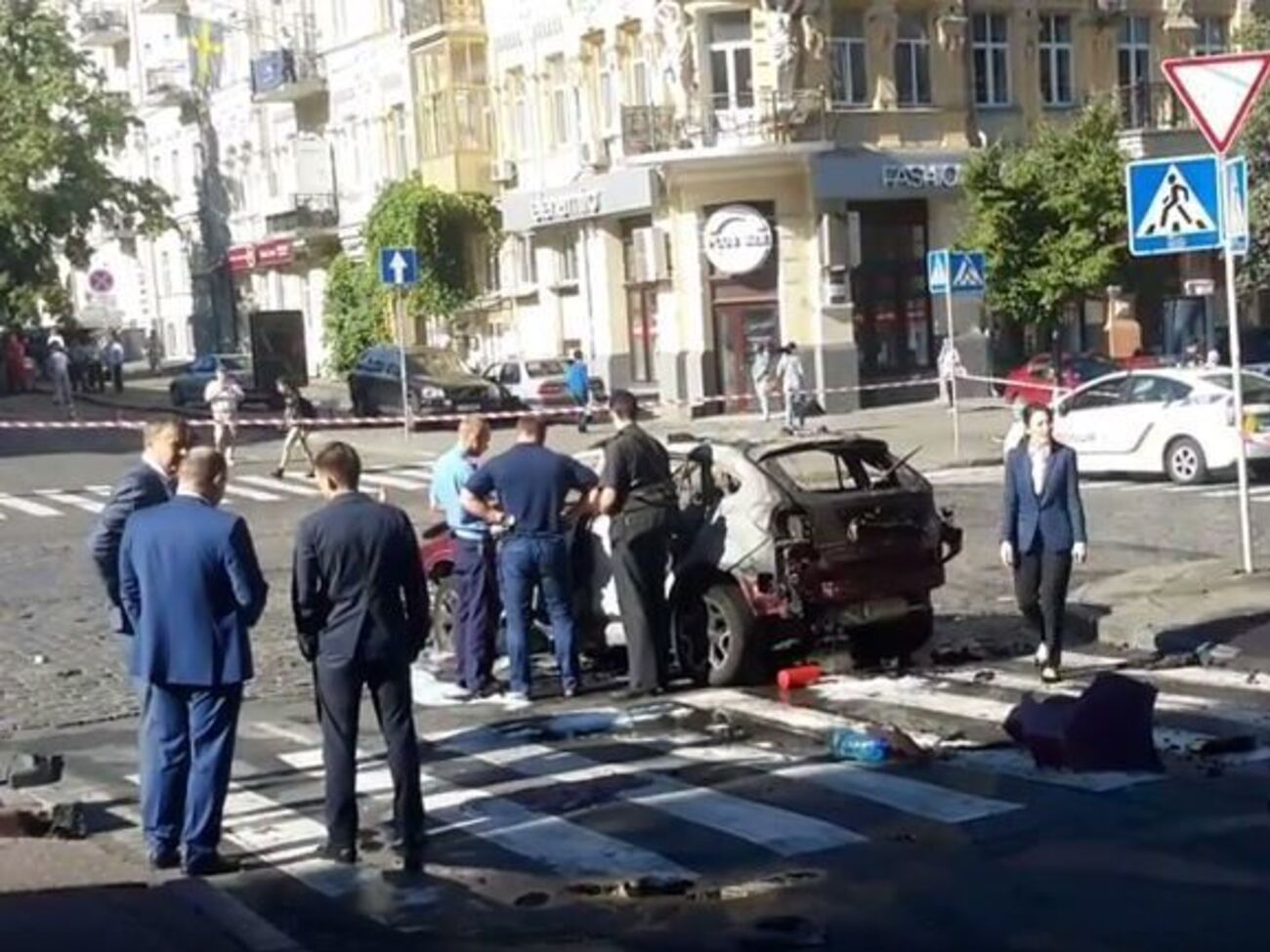 Место гибели Шеремета