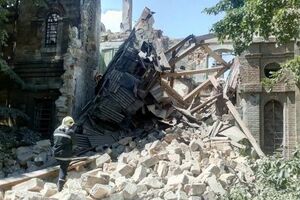 В Одессе обрушилось здание Русского технического общества