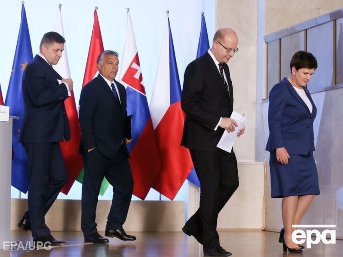 Сегодня в Польше проходила встреча Вышеградской четверки