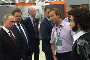 Робот Пушкин дал сбой при встрече с Путиным