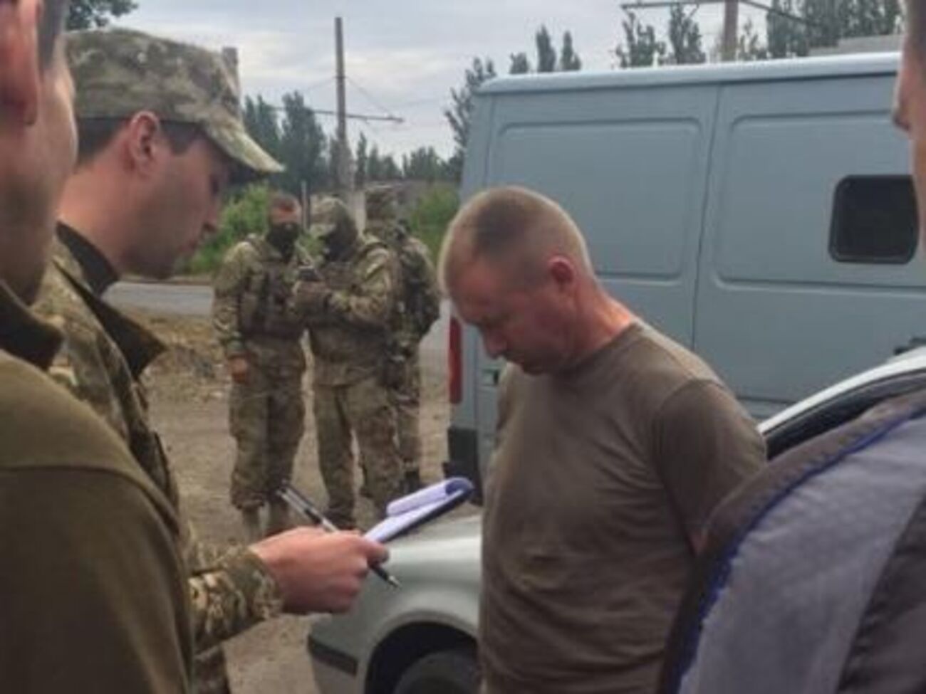 Офицера задержали "на горячем"