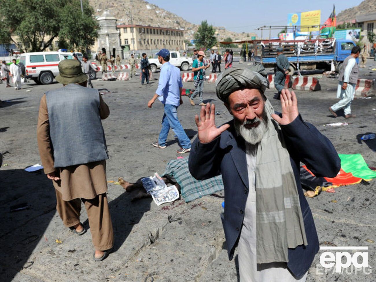 На месте теракта