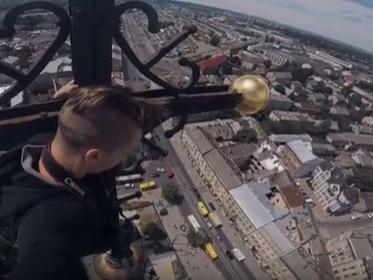 Руфер покорил&nbsp;85-метровый львовский собор