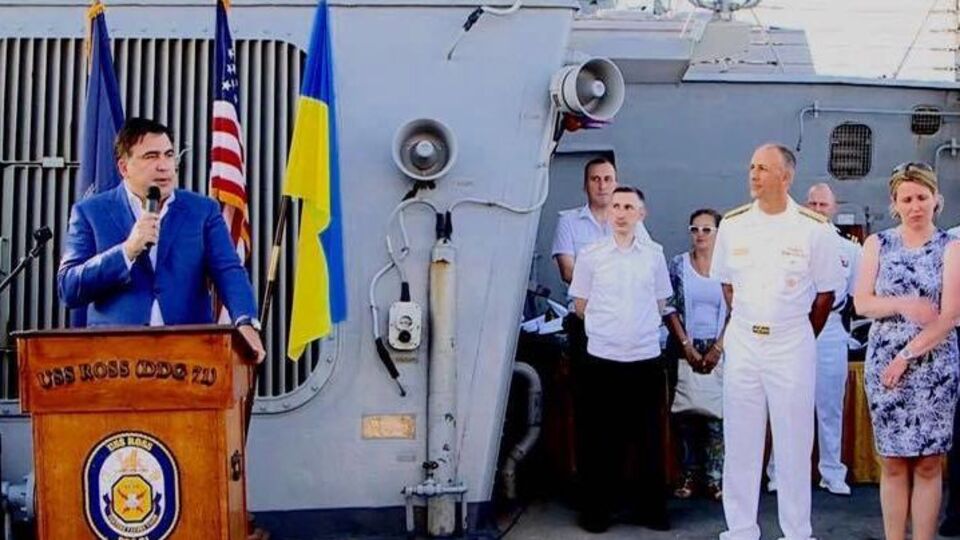 Саакашвили выступил на церемонии открытия международных учений "Си Бриз"