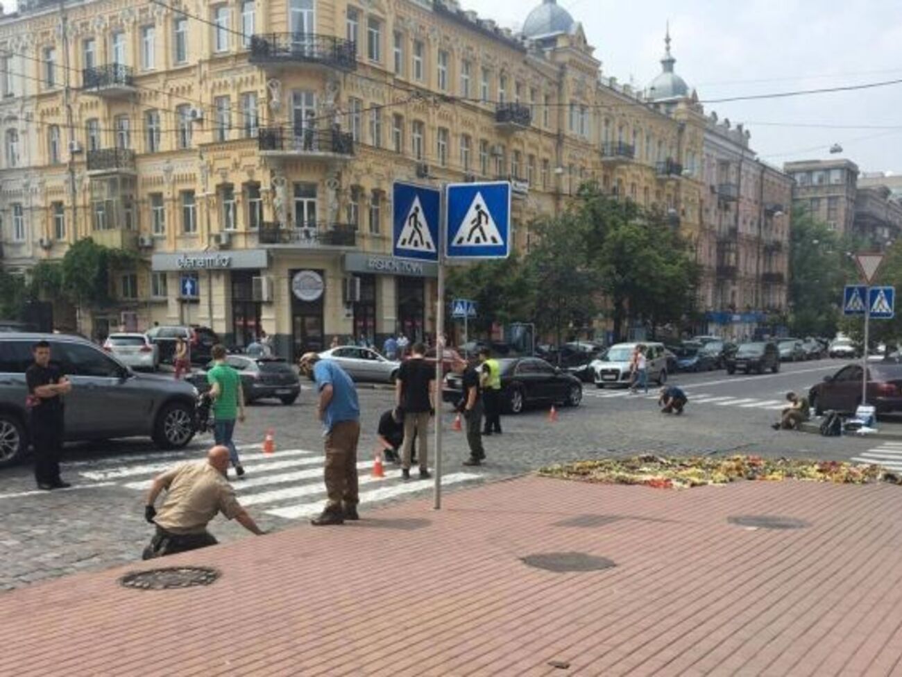 Сегодня иностранные специалисты обследовали место гибели Шеремета