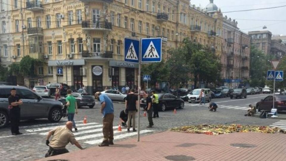 Сегодня иностранные специалисты обследовали место гибели Шеремета