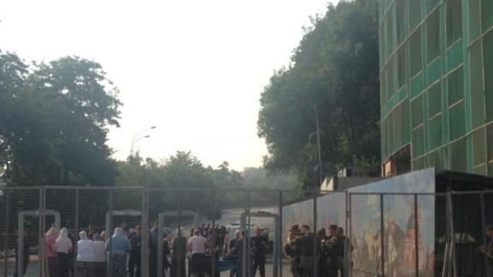 В центре Киева собираются паломники Украинской православной церкви Московского патриархата