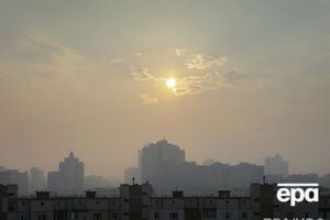 Из-за жары Киев накрыл смог