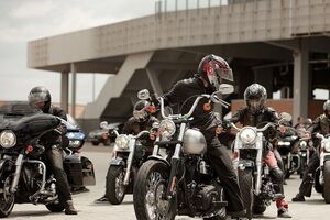 Во Львове байкеры протестировали легендарные Harley-Davidson