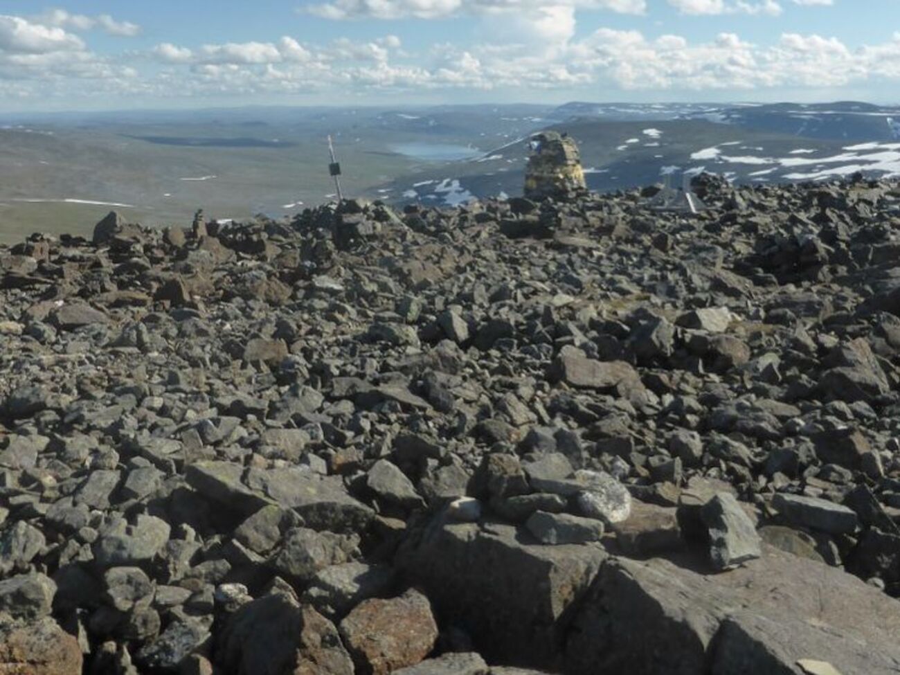 Гора Халти на границе Норвегии и Финляндии