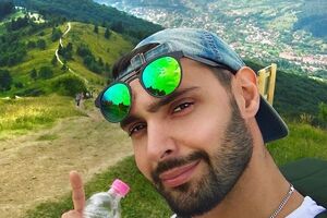 Козловский проводит время в Карпатах