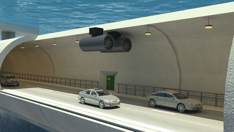Согласно проекту, машины будут передвигаться внутри подводной бетонной трубы, как в обычном тоннеле
