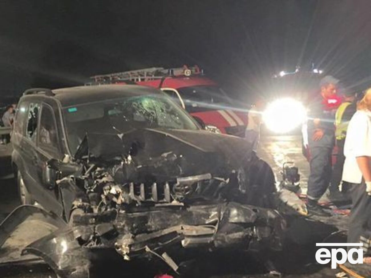 Последствия столкновения на Окружной дороге столицы