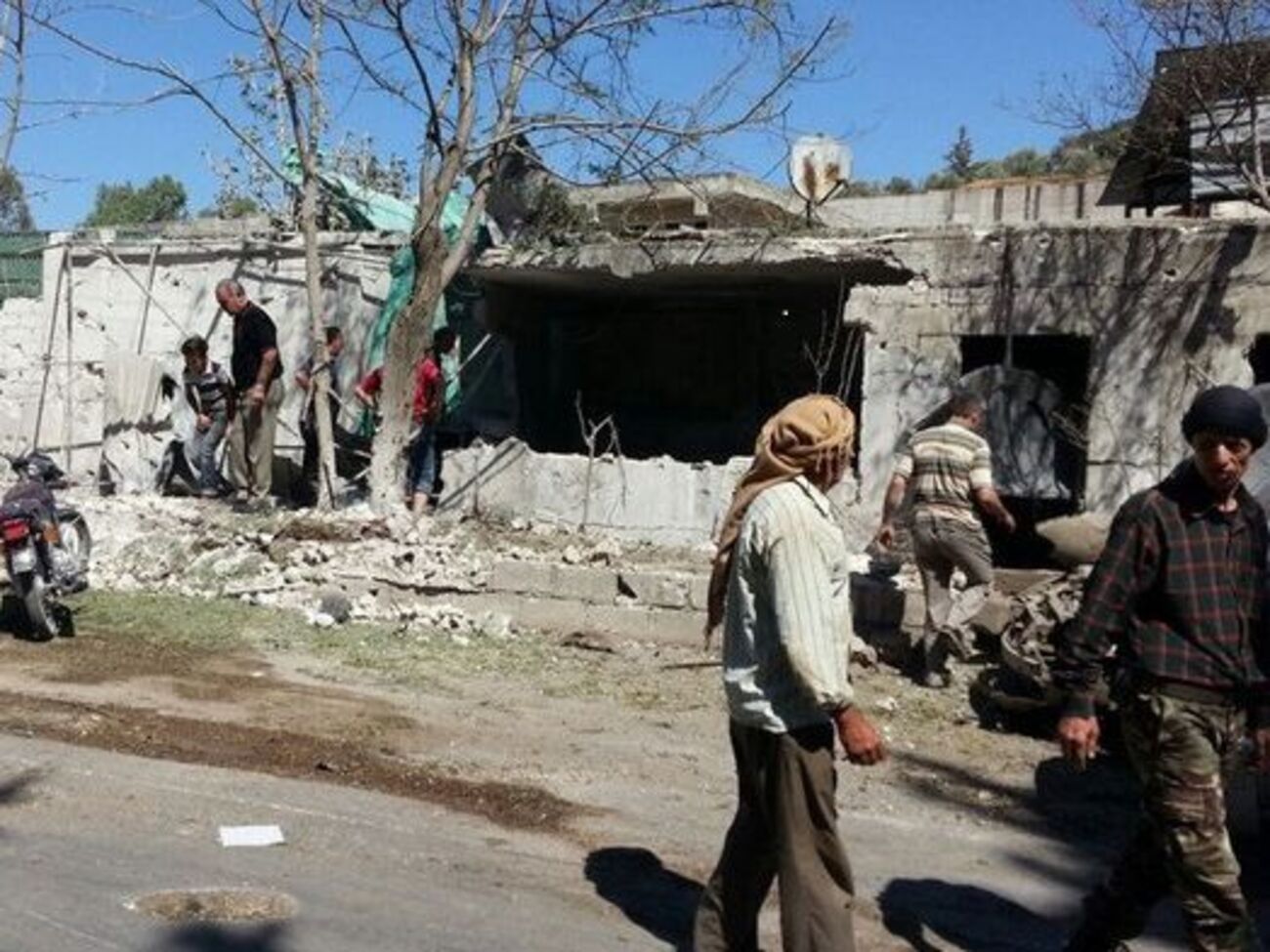 Роддом в Идлибе частично разрушен