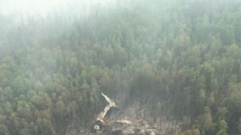 На месте крушения Ил-76 в Иркутской области продолжается поисковая операция