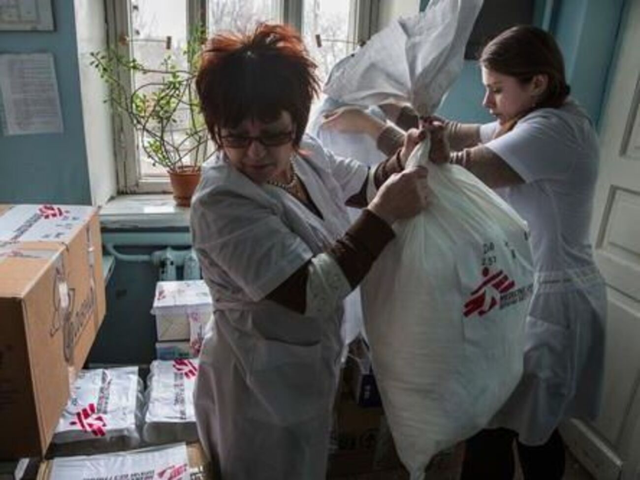 "Врачи без границ" оказывали помощь пострадавшим от конфликта на востоке Украины