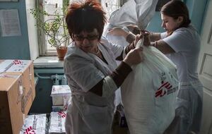 "Врачи без границ" оказывали помощь пострадавшим от конфликта на востоке Украины