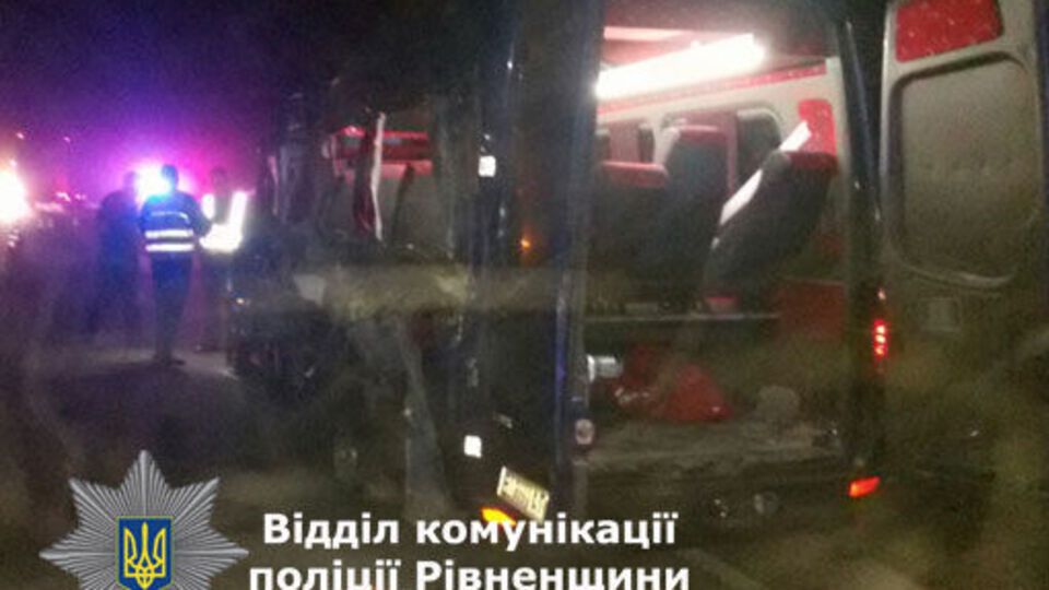 Последствия ДТП на автодороге Киев – Чоп